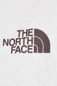 Бавовняна футболка The North Face жіночий колір бежевий