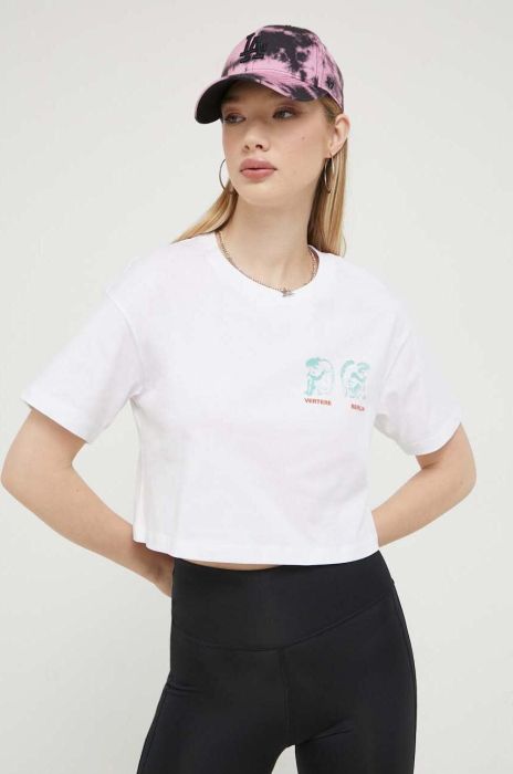 Бавовняна футболка Vertere Berlin колір білий (3330791)