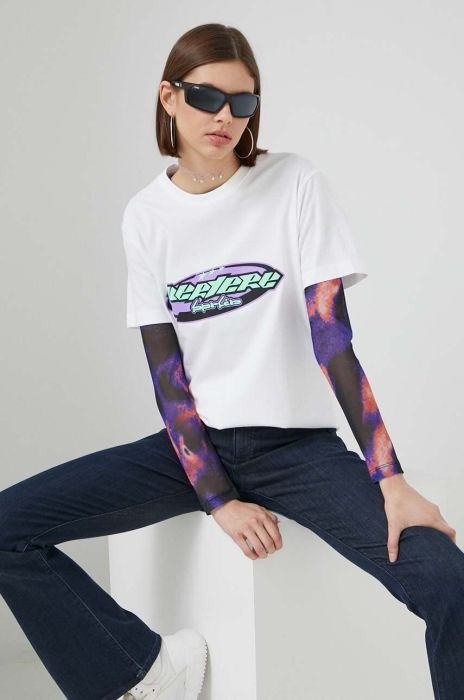 Бавовняна футболка Vertere Berlin колір білий (3322636)