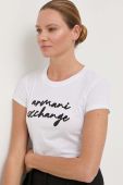Бавовняна футболка Armani Exchange колір білий (3363449)