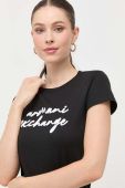 Бавовняна футболка Armani Exchange колір чорний (3363455)