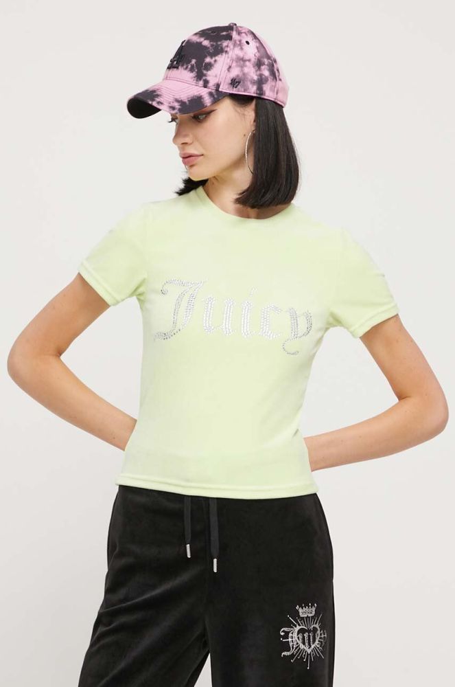 Футболка Juicy Couture жіночий колір зелений