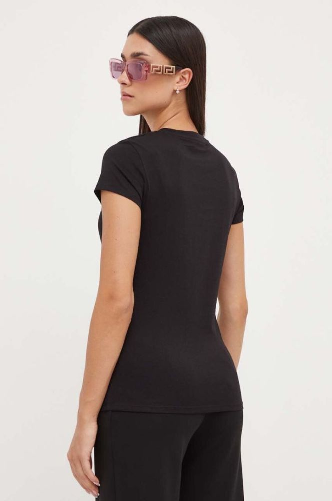 Бавовняна футболка Armani Exchange колір чорний (3435249) фото 3