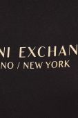 Бавовняна футболка Armani Exchange колір чорний (3435255)