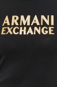 Бавовняна футболка Armani Exchange колір чорний (3360684)