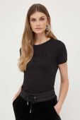 Бавовняна футболка Armani Exchange колір чорний (3455466)