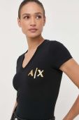 Футболка Armani Exchange жіноча колір чорний (3363476)