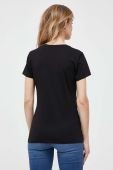 Бавовняна футболка Liu Jo колір чорний (3343002)