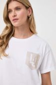 Бавовняна футболка Liu Jo колір білий (3543602)