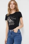 Футболка Liu Jo жіноча колір чорний (3343019)