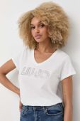 Бавовняна футболка Liu Jo колір білий (3339203)