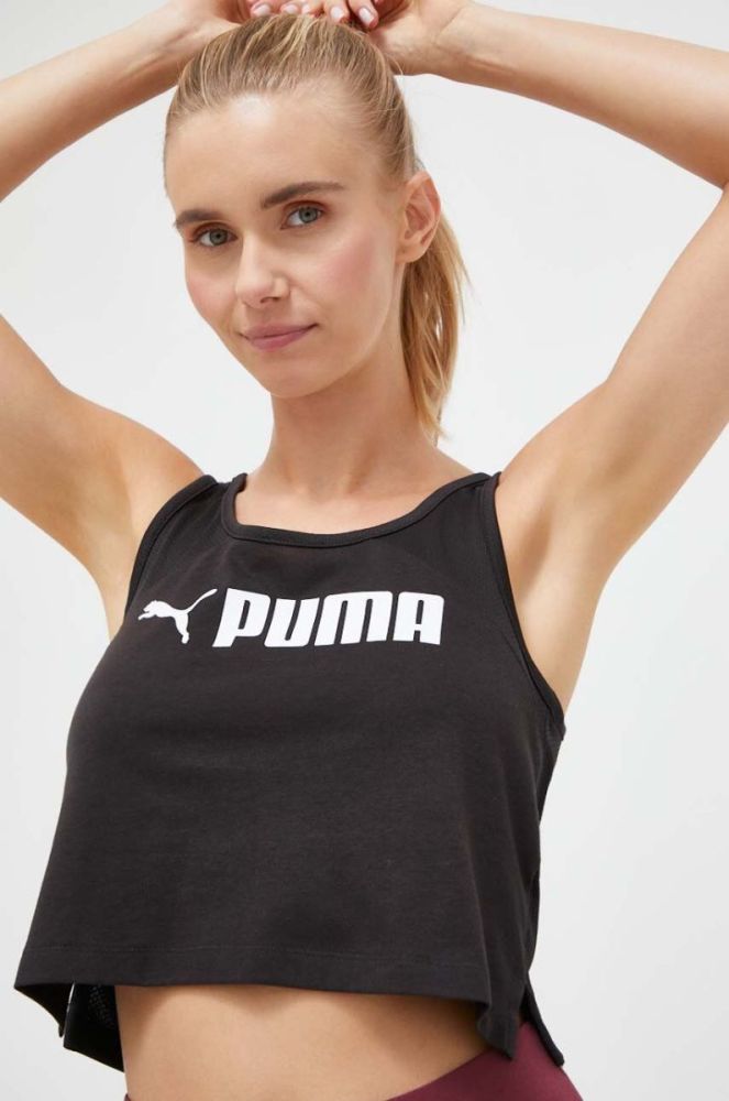 Топ для тренувань Puma колір чорний (3447755) фото 4