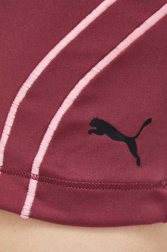 Топ для йоги Puma Studio Ultrabare колір бордовий фото 5