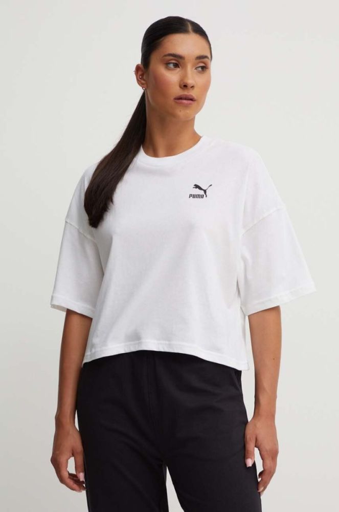 Бавовняна футболка Puma колір білий (3463985) фото 4