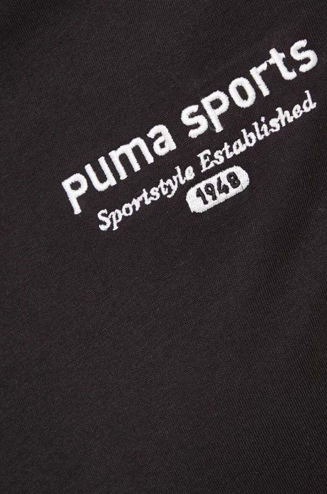 Бавовняна футболка Puma колір чорний (3455480) фото 5