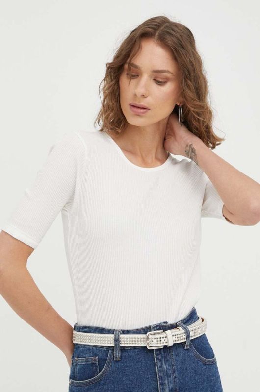 Футболка Marc O'Polo DENIM жіноча колір бежевий