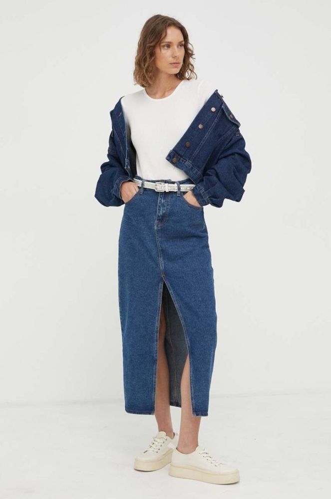 Футболка Marc O'Polo DENIM жіноча колір бежевий фото 2