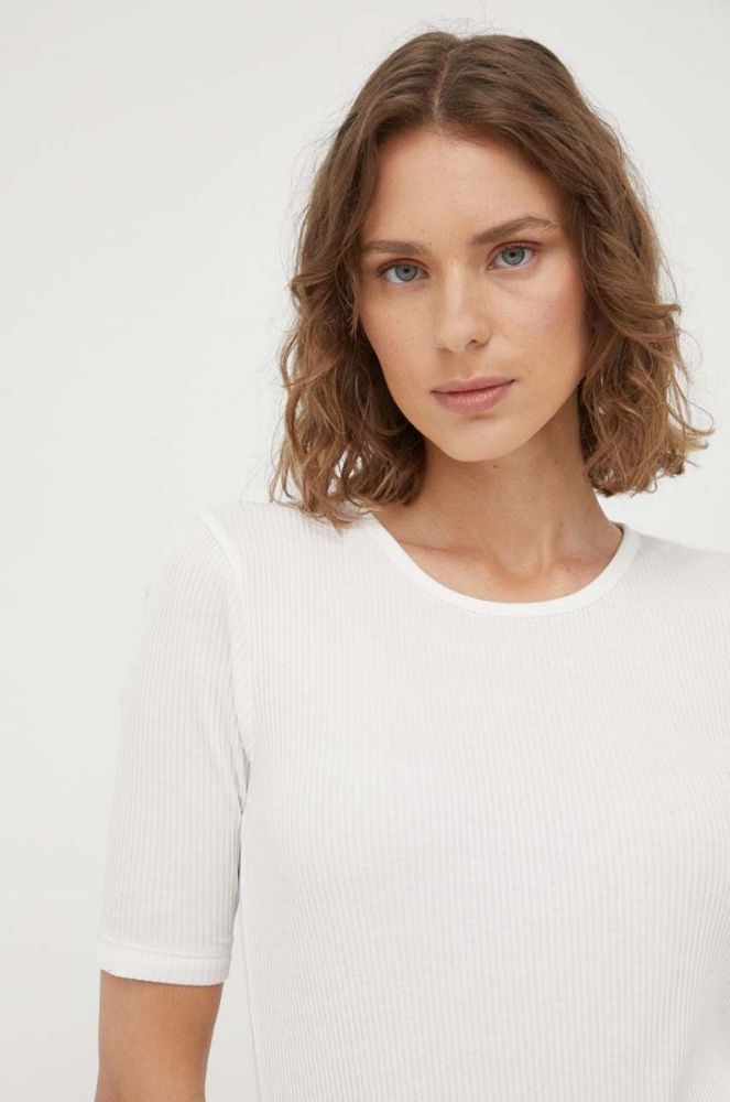Футболка Marc O'Polo DENIM жіноча колір бежевий фото 4