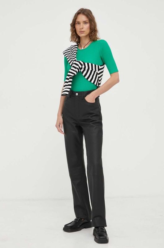 Футболка Marc O'Polo DENIM жіноча колір зелений (3350004) фото 2