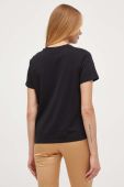 Бавовняна футболка Twinset колір чорний (3459779)