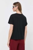 Бавовняна футболка Twinset колір чорний (3478328)