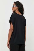 Бавовняна футболка Twinset колір чорний (3524730)