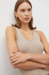 Вовняний топ Herskind колір бежевий