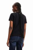 Бавовняна футболка Desigual колір чорний (3564953)