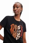 Бавовняна футболка Desigual колір чорний (3564953)