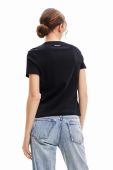 Футболка Desigual жіноча колір чорний (3416931)
