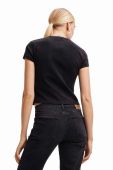 Футболка Desigual жіноча колір чорний (3416937)