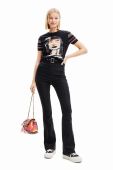 Футболка Desigual жіночий колір чорний (3478355)