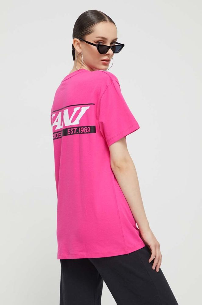 Бавовняна футболка Karl Kani колір рожевий (3564961)