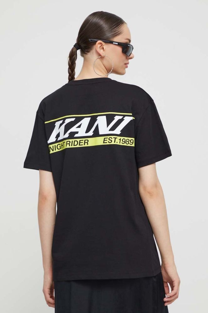 Бавовняна футболка Karl Kani колір чорний (3564965)