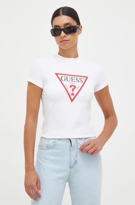 Футболка Guess жіночий колір білий (3501715)