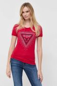 Футболка Guess жіночий колір червоний