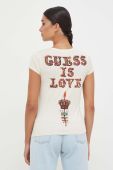 Футболка Guess жіночий колір бежевий (3529682)
