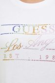 Бавовняна футболка Guess жіночий колір бежевий (3598888)
