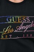 Бавовняна футболка Guess жіночий колір чорний (3598898)