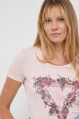 Футболка Guess жіночий колір рожевий (3598913)