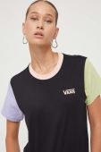 Бавовняна футболка Vans колір чорний (3478370)