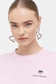 Бавовняна футболка Chiara Ferragni колір рожевий (3501764)