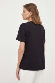 Бавовняна футболка Luisa Spagnoli колір чорний