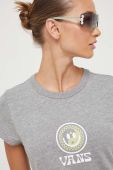 Футболка Vans жіночий колір сірий