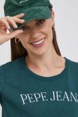 Бавовняна футболка Pepe Jeans колір зелений (3468124)