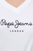 Бавовняна футболка Pepe Jeans жіночий колір білий (3648573)