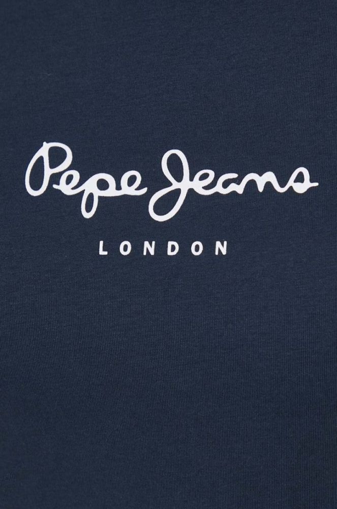 Бавовняна футболка Pepe Jeans Wendys жіноча колір синій фото 5