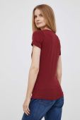 Футболка Pepe Jeans жіночий колір бордовий
