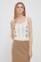 Топ з домішкою вовни Pepe Jeans Emalynn колір бежевий