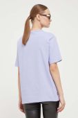 Бавовняна футболка Vans колір фіолетовий (3508460)
